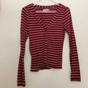 Red Striped Long Sleeve